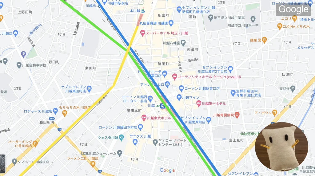 川越 鉄道網