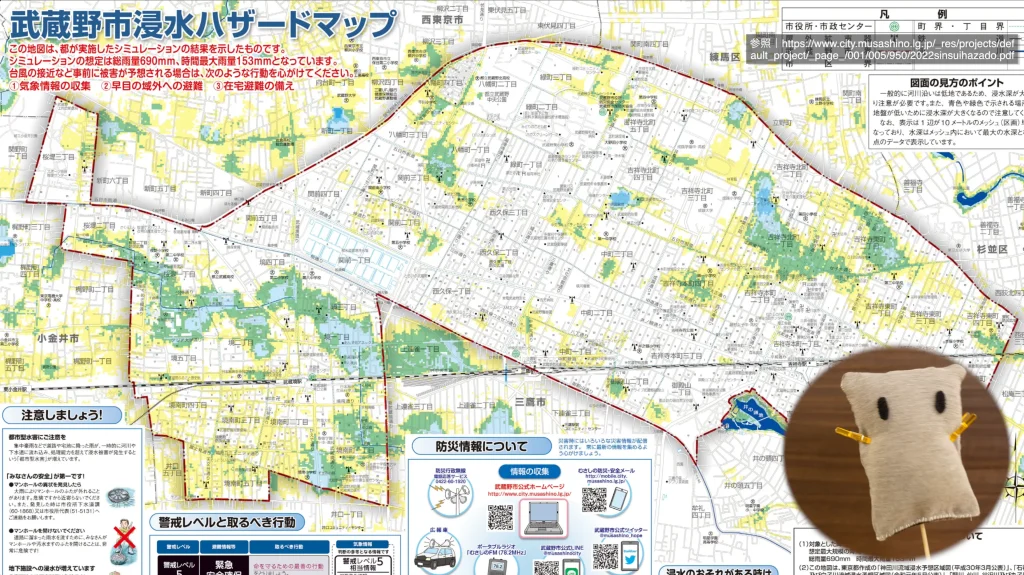武蔵野市 ハザードマップ