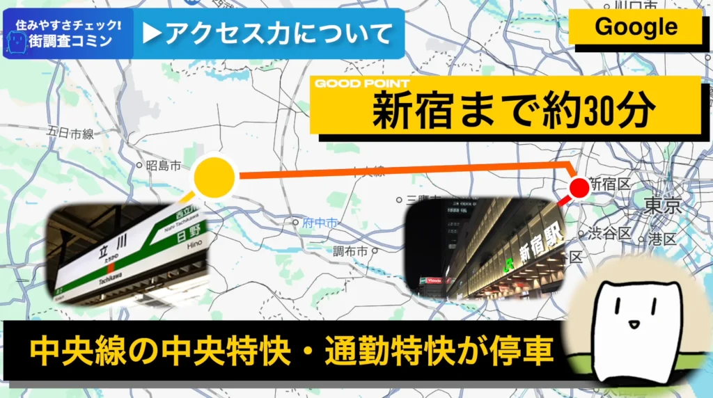 立川 新宿 電車時間